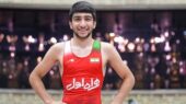 پیام احمدی دارنده مدال طلای کشتی جهان
