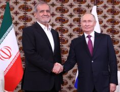 دیدار پزشکیان با پوتین