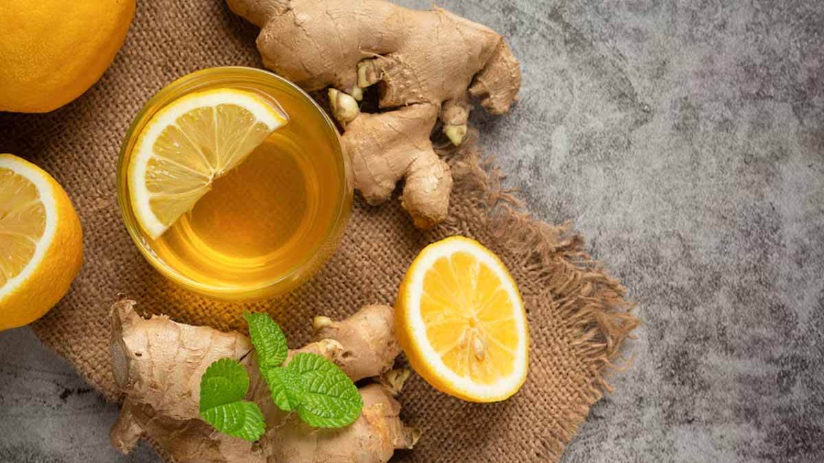 ترکیب زنجبیل و لیمو