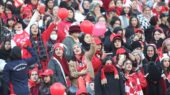 تماشاگران زن بازی پرسپولیس