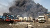 حادثه آتش‌سوزی در بندر شهید رجایی
