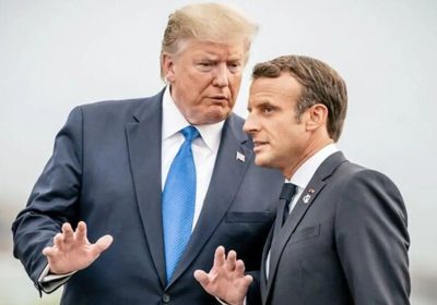 امانوئل مکرون و ترامپ