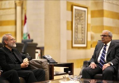دیدار لاریجانی با نخست‌وزیر لبنان